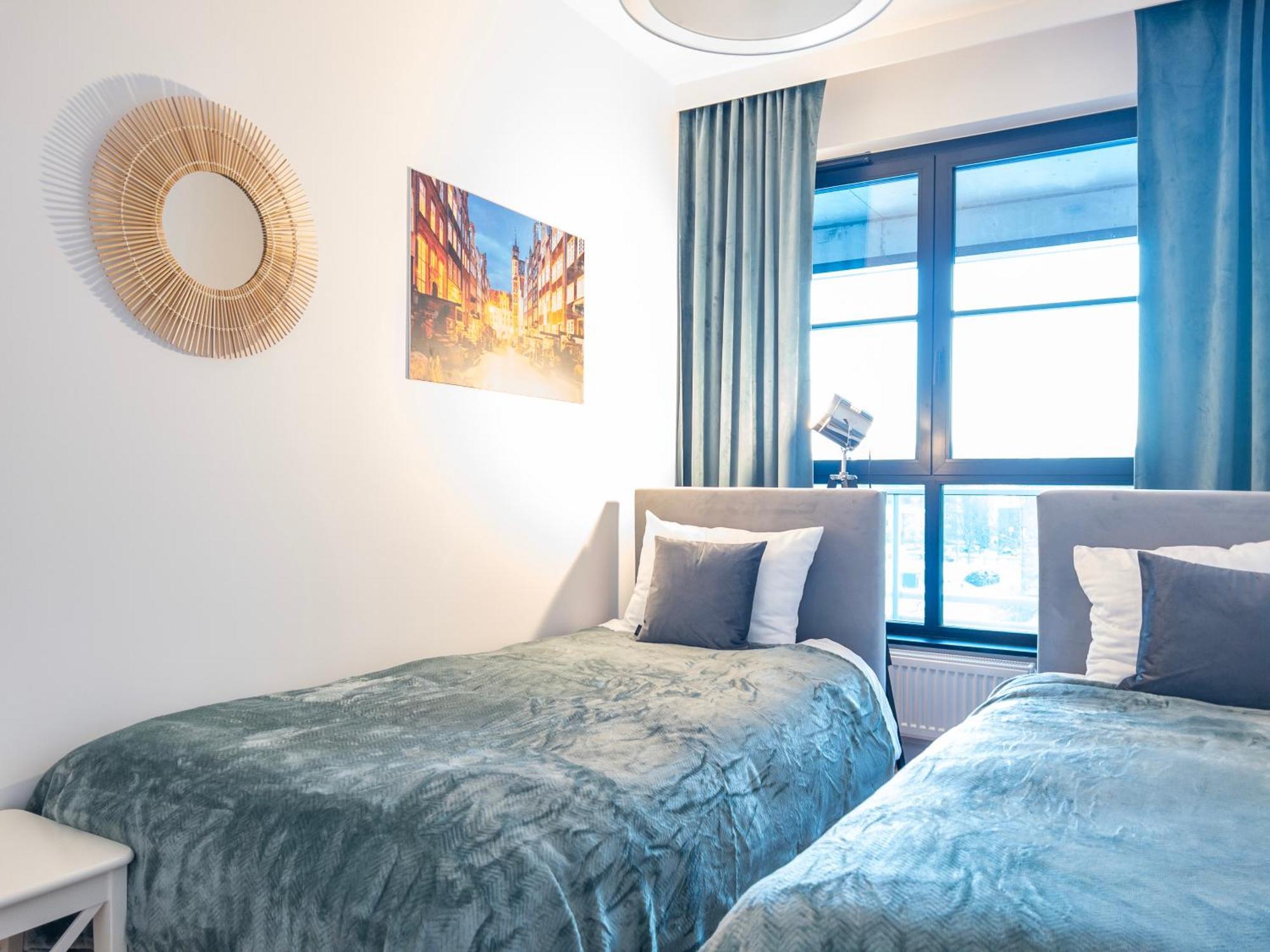 Apartament Z Dwiema Sypialniami + Parking Gdańsk Exteriör bild