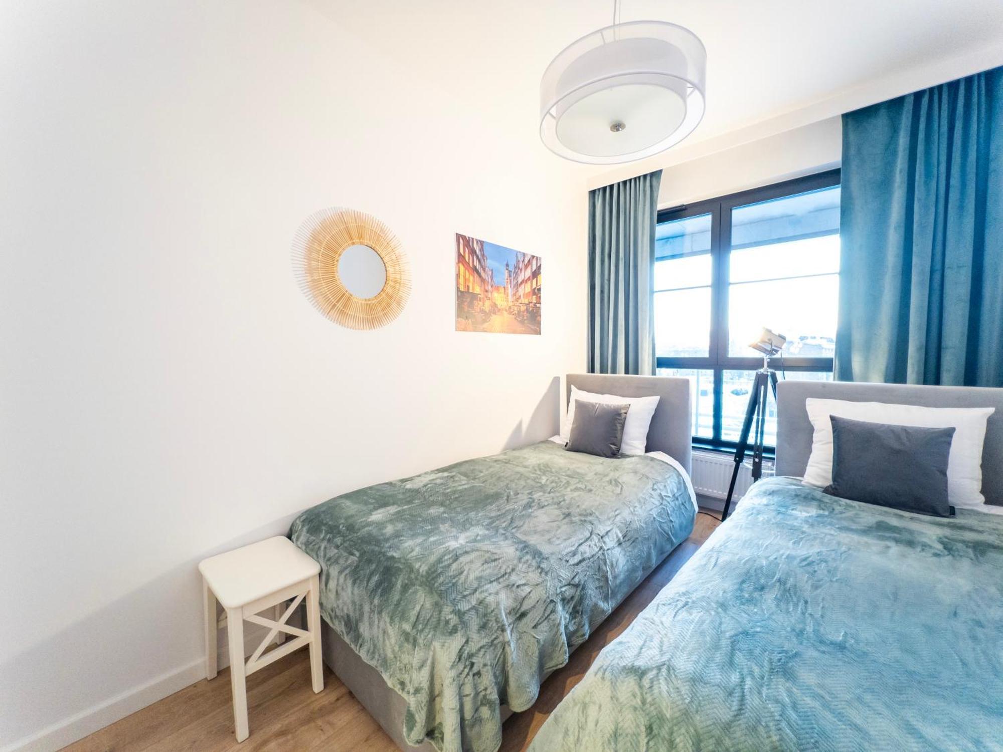 Apartament Z Dwiema Sypialniami + Parking Gdańsk Exteriör bild
